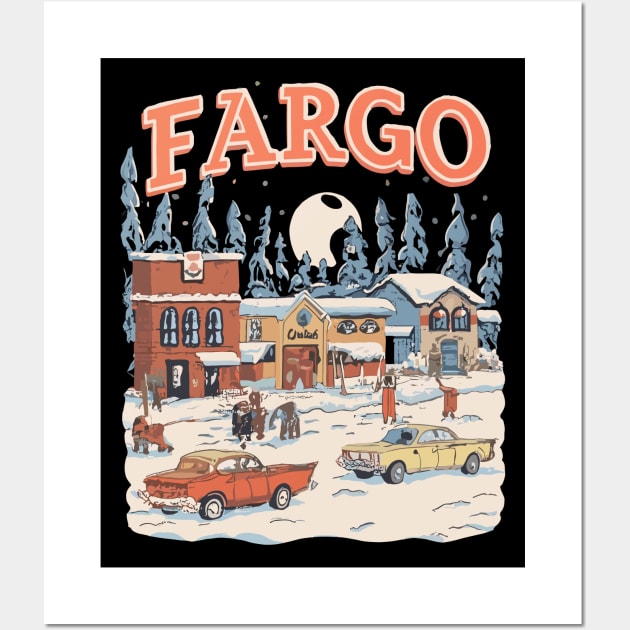 Fargo - Winter Wonderland Wall Art by AkosDesigns